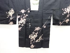 大正ロマン　花模様織り出し道行コート